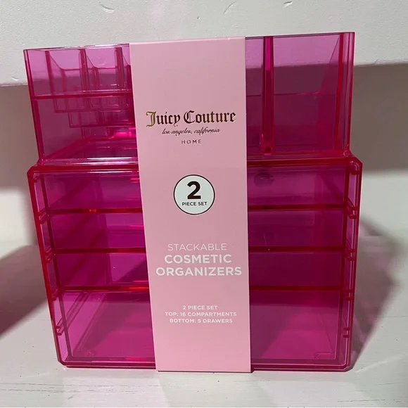 JUICY COUTURE STORAGE ORGANIZERS